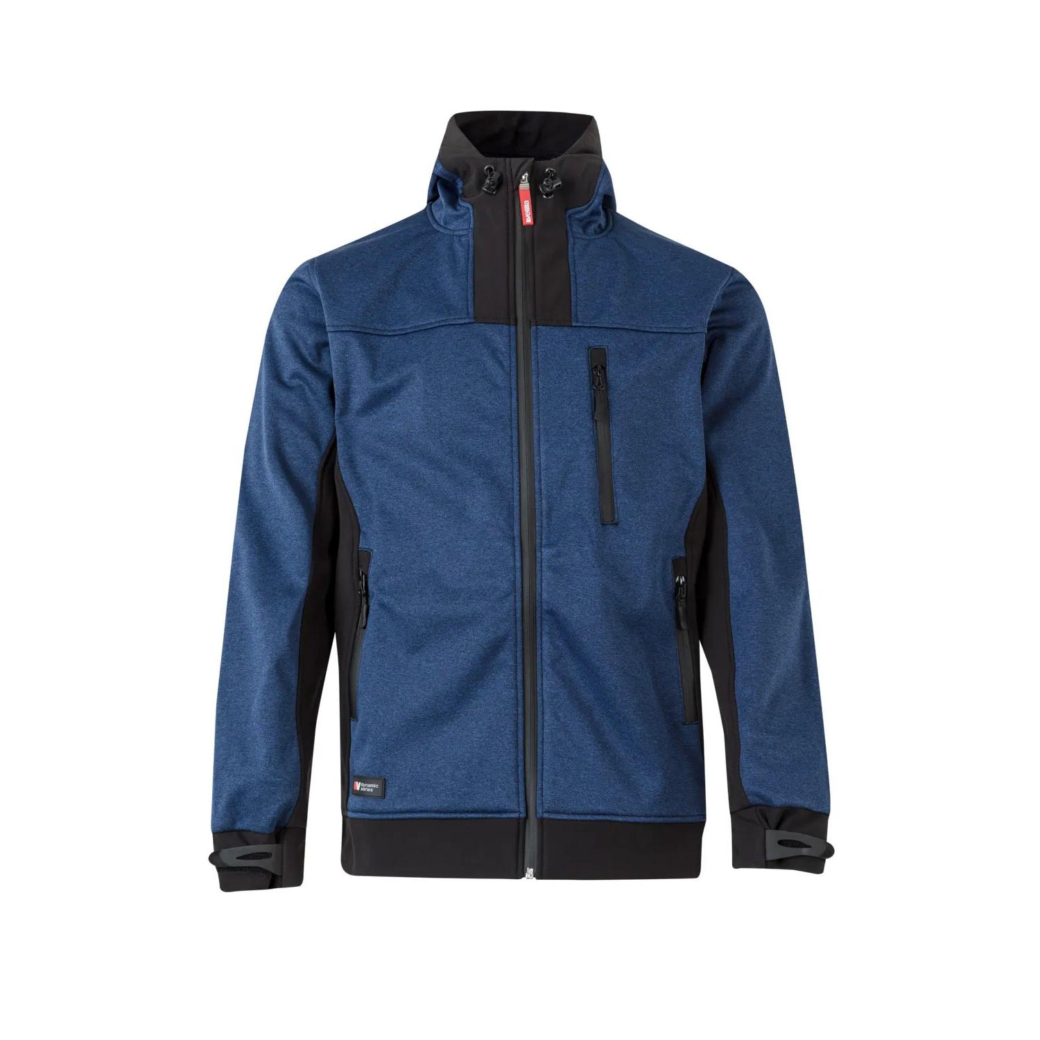 Giacca zip lunga con cappuccio da Lavoro Softshell Multitasche Velilla 206007