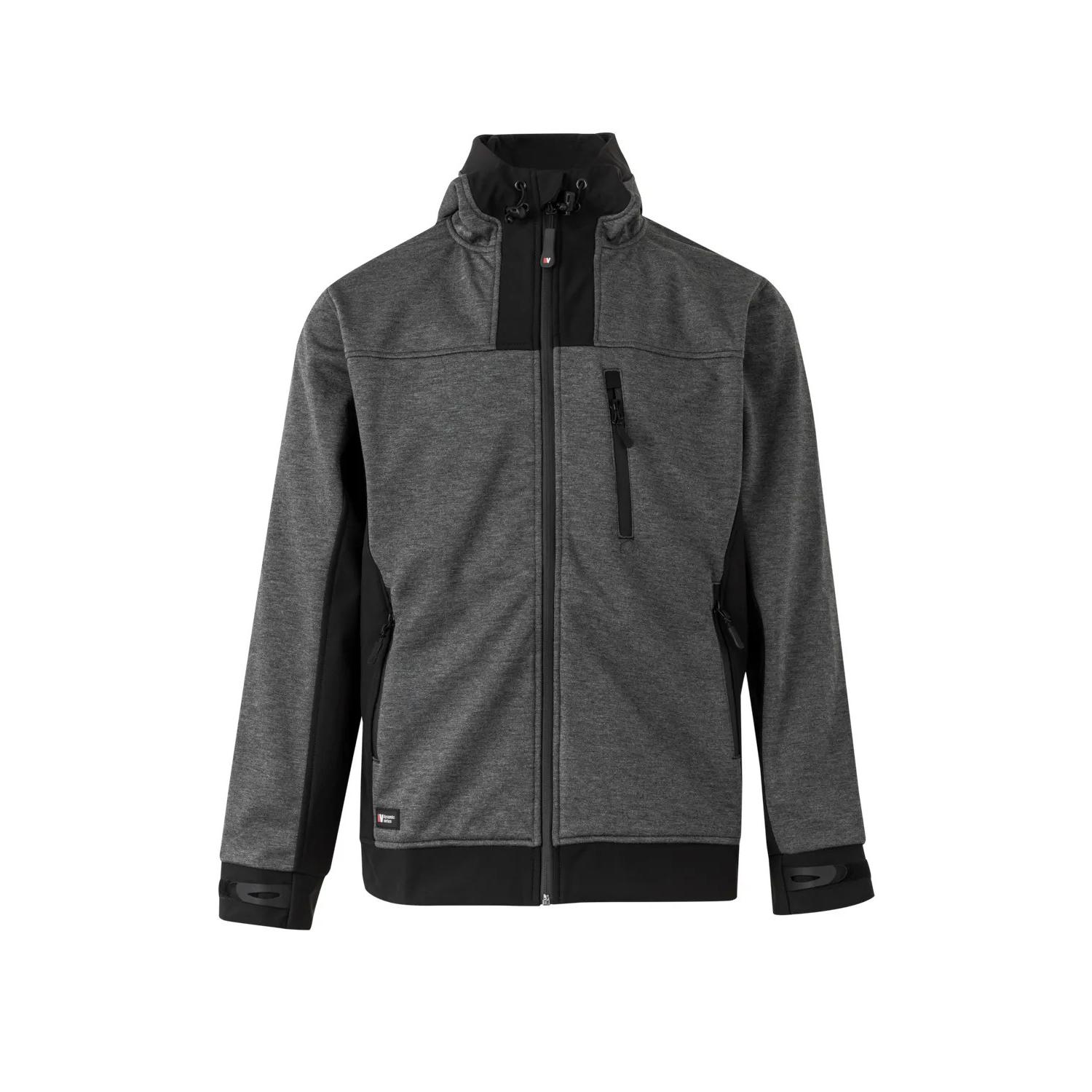 Giacca zip lunga con cappuccio da Lavoro Softshell Multitasche Velilla 206007