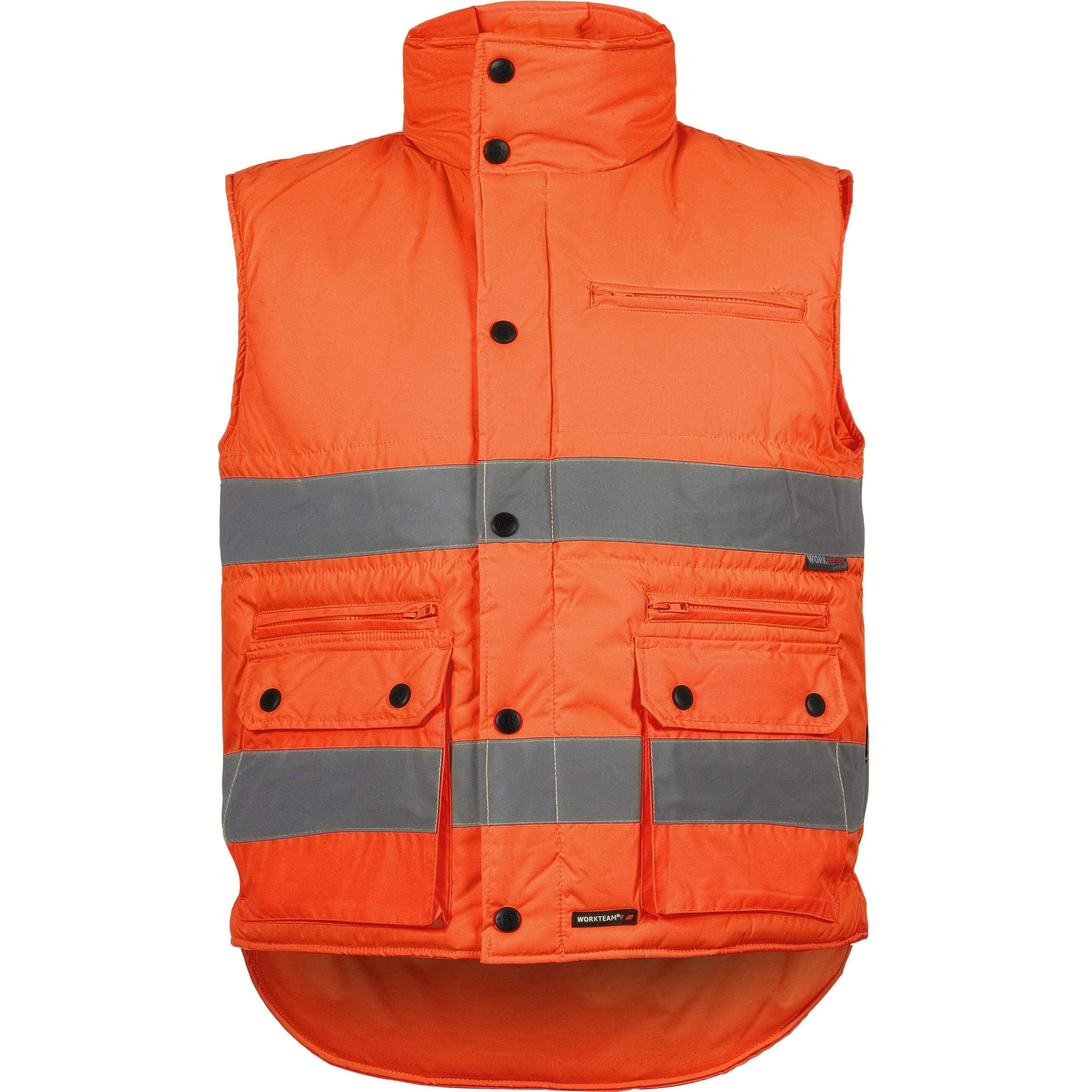 Gilet Alta Visibilit� in Poliestere 100% Imbottito - Workteam C3209