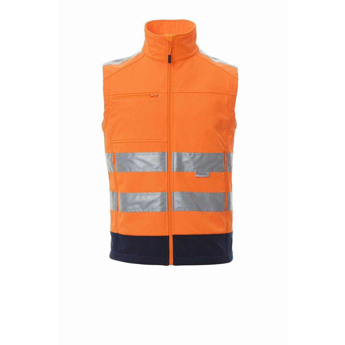 Gilet bicolore da lavoro Alta Visibilit� Multitasche Payper Traffic