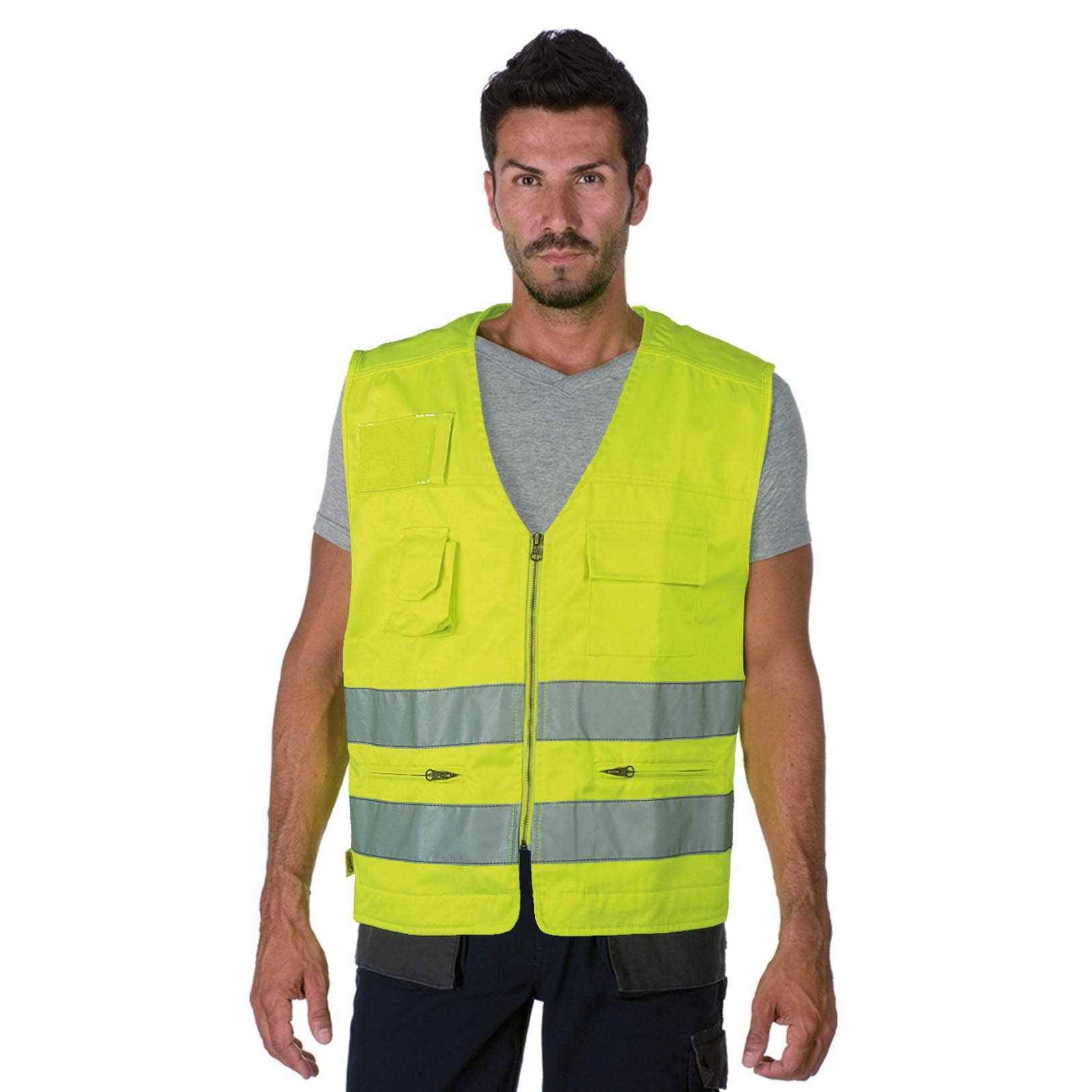 Gilet da lavoro Alta visibilit� Multitasche Logica 840HV/G-L