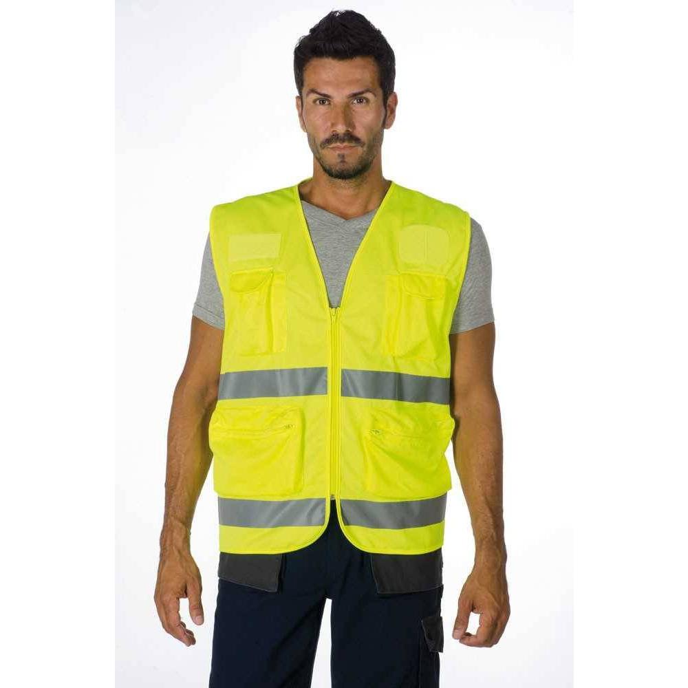 Gilet da lavoro Alta visibilit� Multitasche Logica POCKETHVG-L