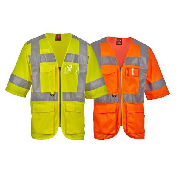 Gilet da lavoro Alta Visibilit� Multitasche Manica Corta Payper EXO AY 7623