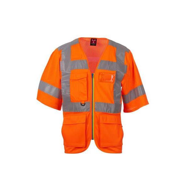 Gilet da lavoro Alta Visibilit� Multitasche Manica Corta Payper EXO MESH AY 7624