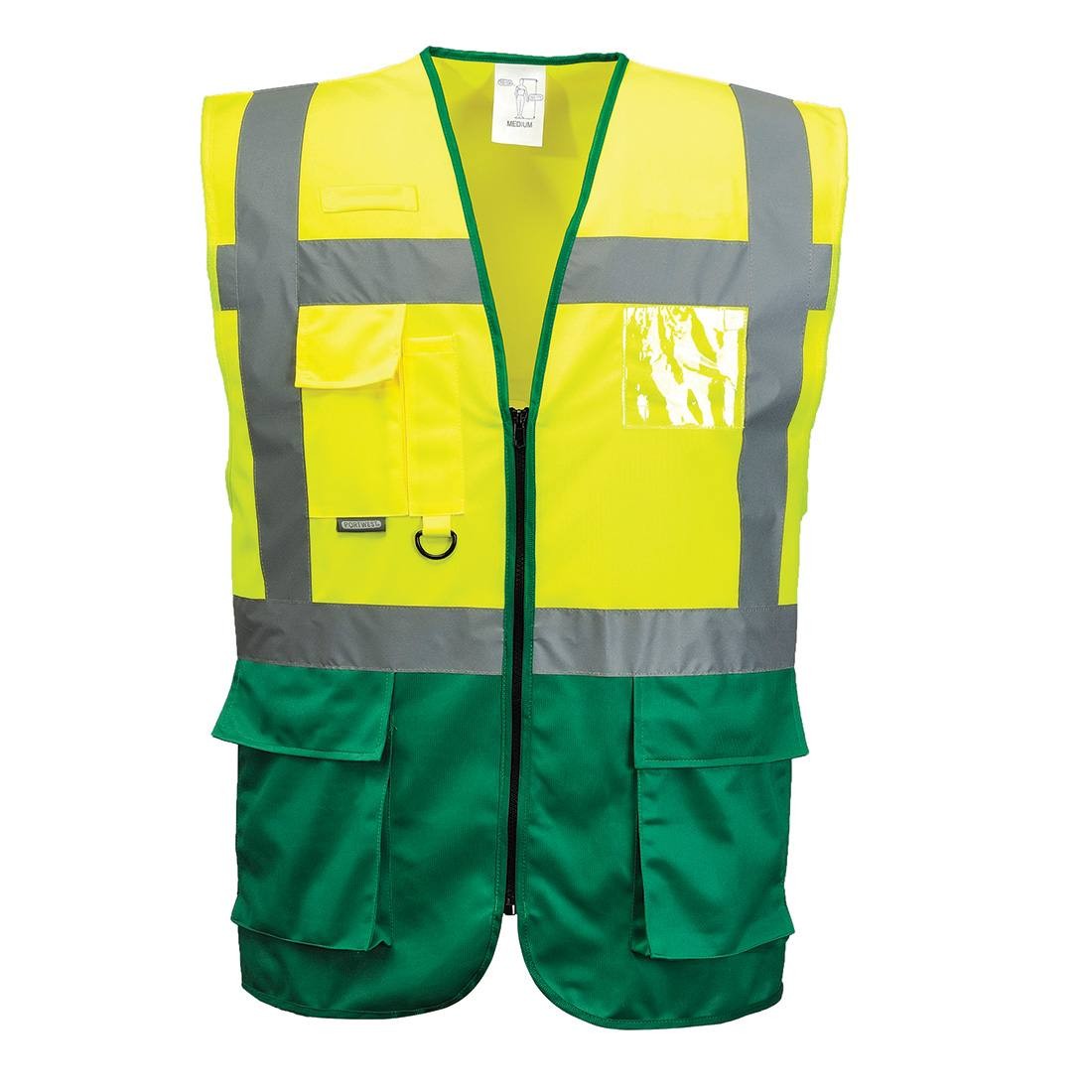 Gilet da Lavoro Alta Visibilit� Multitasche Varsavia Executive Portwest C476