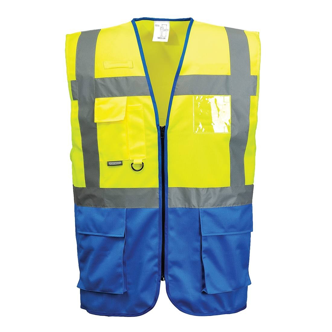 Gilet da Lavoro Alta Visibilit� Multitasche Varsavia Executive Portwest C476
