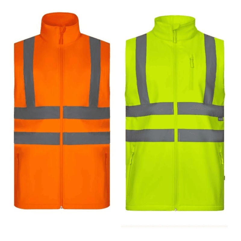 Gilet da Lavoro Alta Visibilit� Softshell Stretch Multitasche Velilla 305905