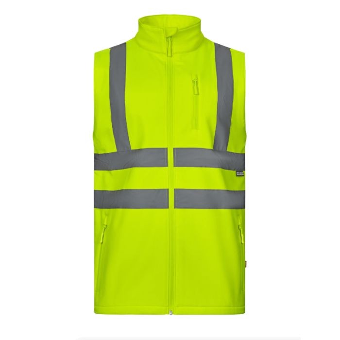 Gilet da Lavoro Alta Visibilit� Softshell Stretch Multitasche Velilla 305905
