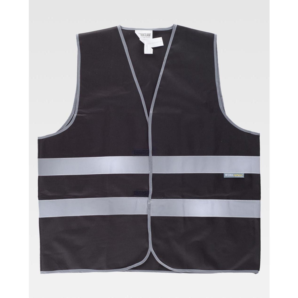 Gilet da Lavoro Chiusura con Velcro Alta Visibilit� HVTT03 - Workteam