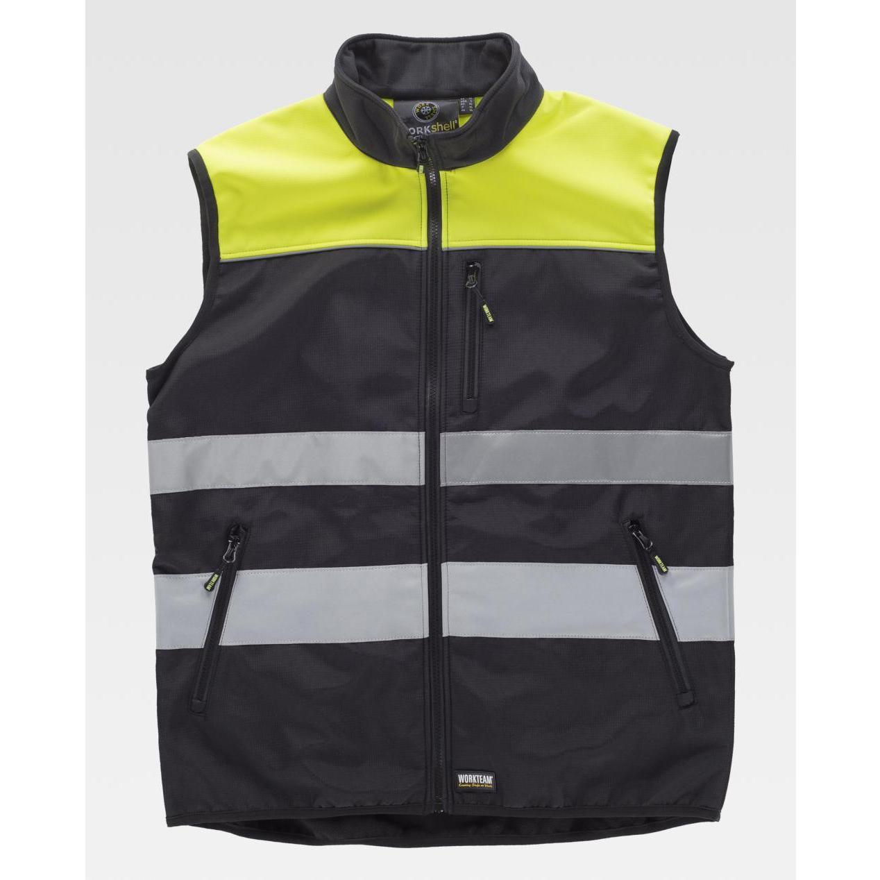 Gilet da Lavoro Combinato Stretch Alta Visibilit� C2921 - Workteam