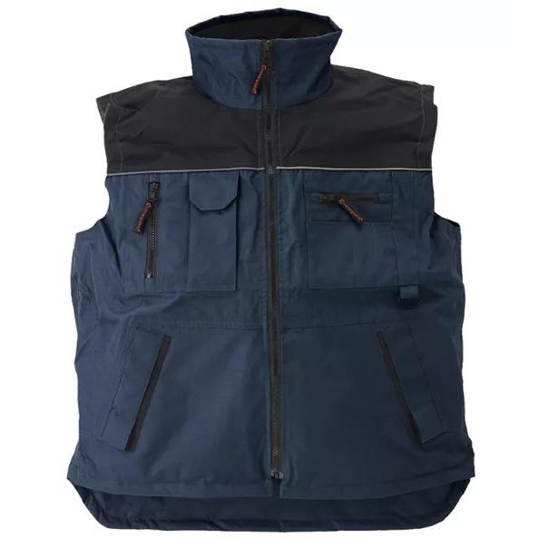 Gilet da Lavoro Coverguard RIPSTOP 5GRIP- Impermeabile - Blu Navy/Nero