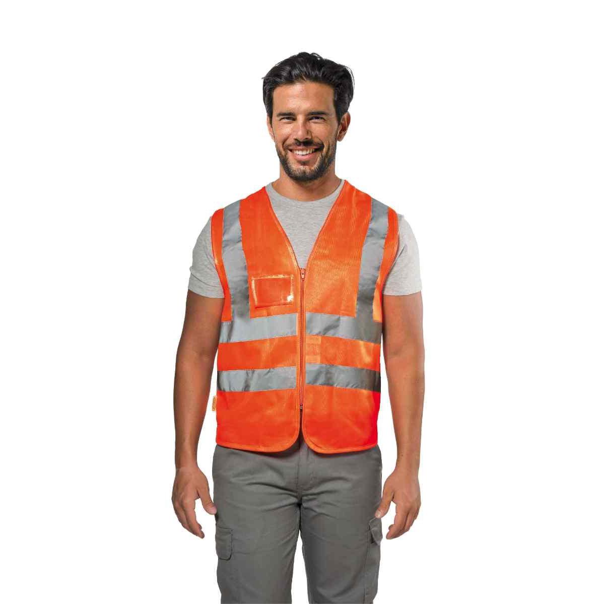 Gilet da Lavoro estivo Alta visibilit� Logica HV015/AR-L