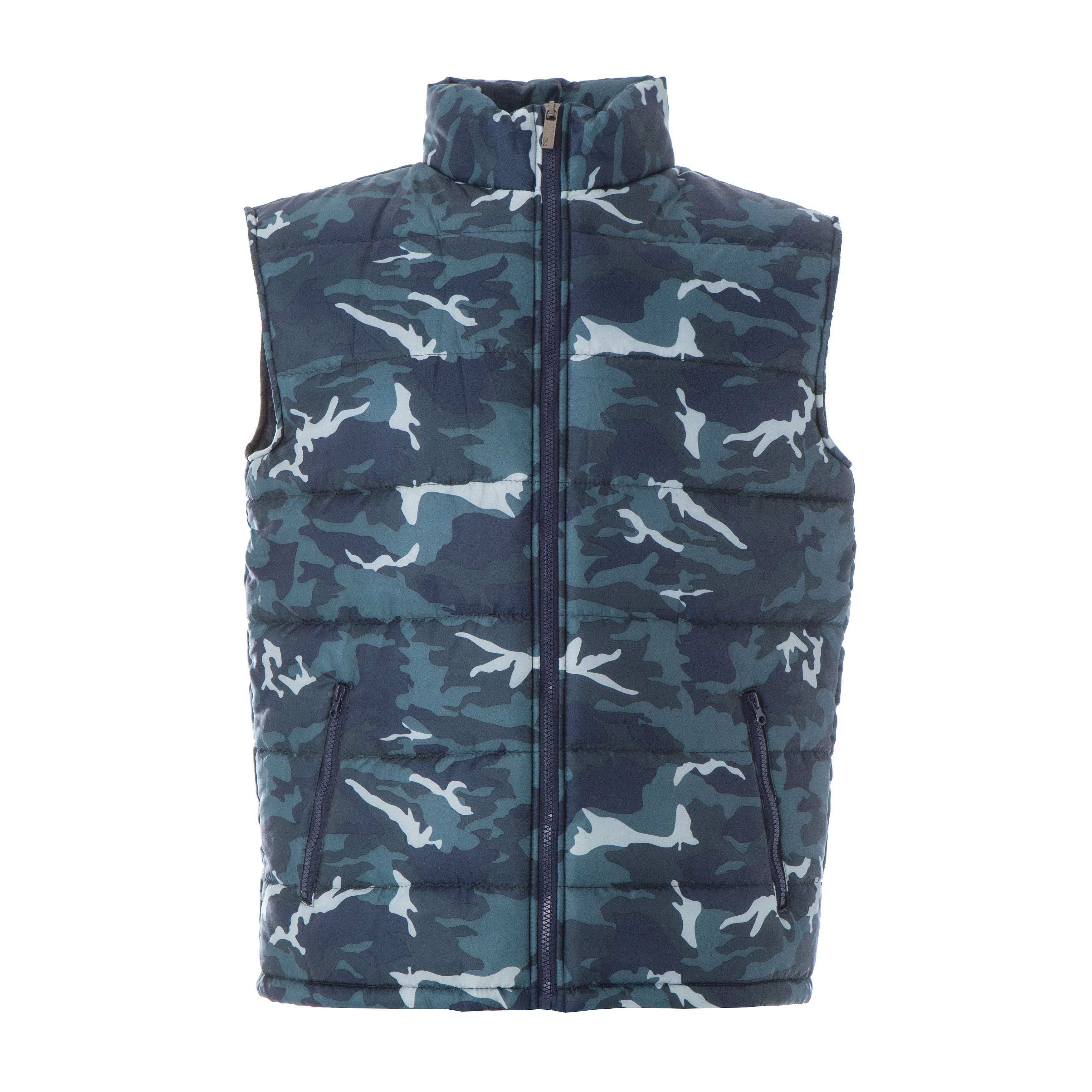 Gilet da Lavoro Imbottito Multitasche JRC New Shanghai Camouflage 990468