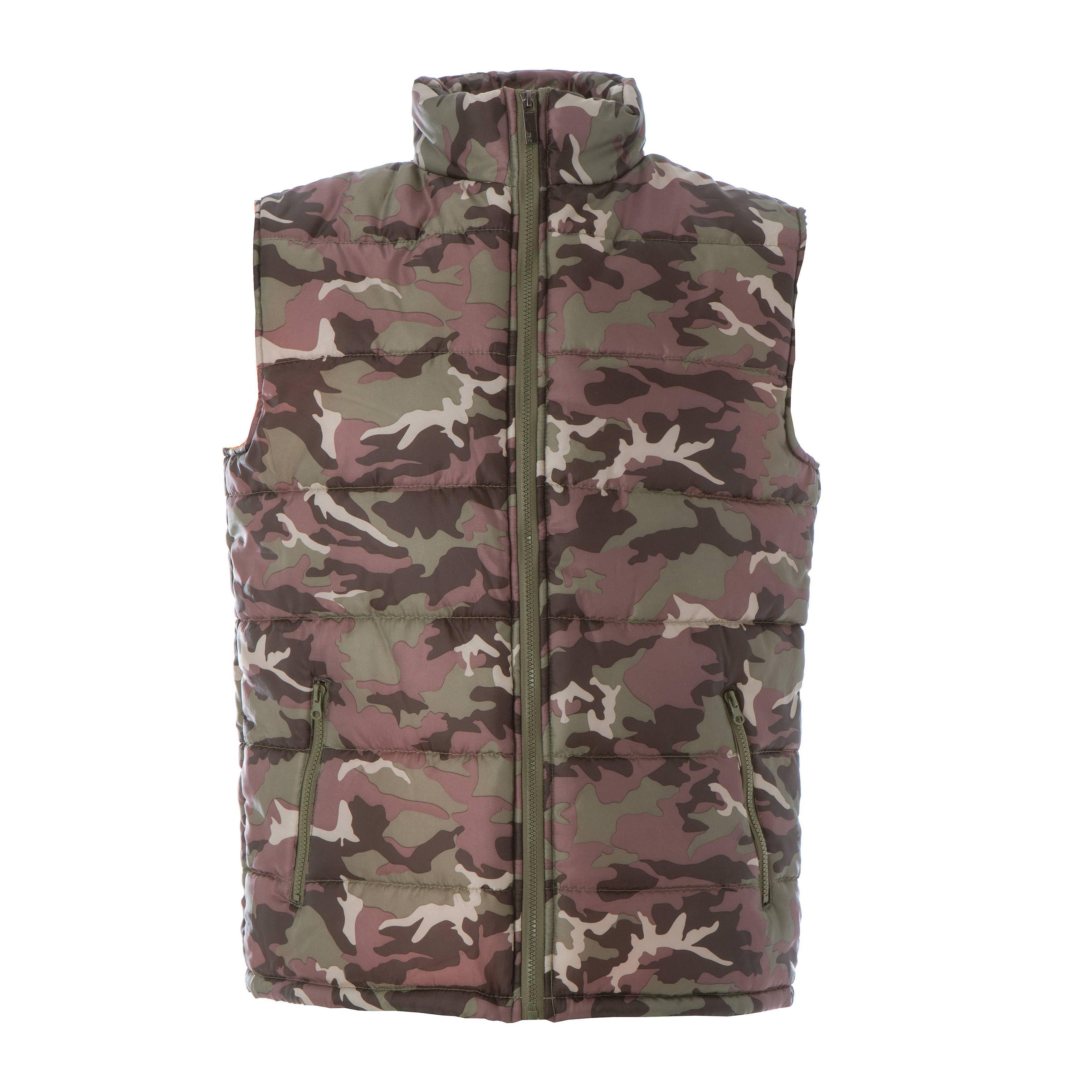 Gilet da Lavoro Imbottito Multitasche JRC New Shanghai Camouflage 990468
