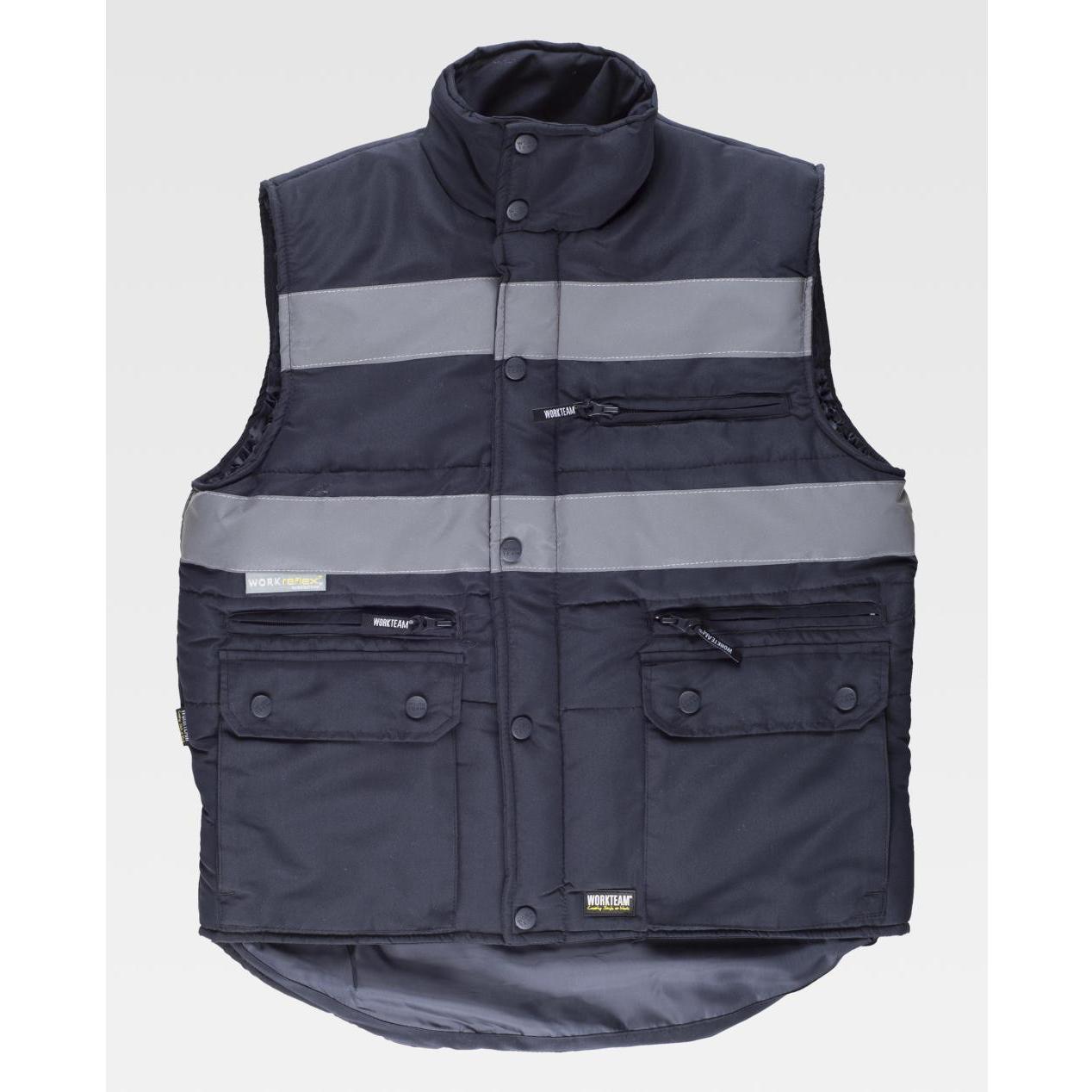 Gilet da Lavoro Imbottito Multitasche S3207 - Workteam