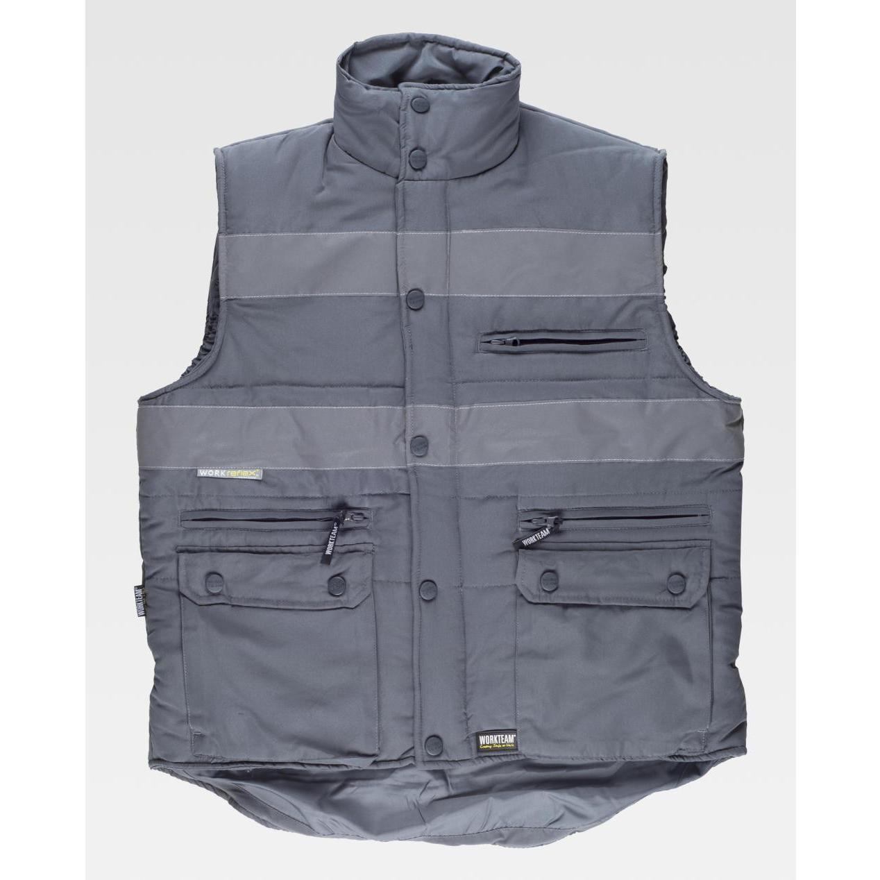 Gilet da Lavoro Imbottito Multitasche S3207 - Workteam