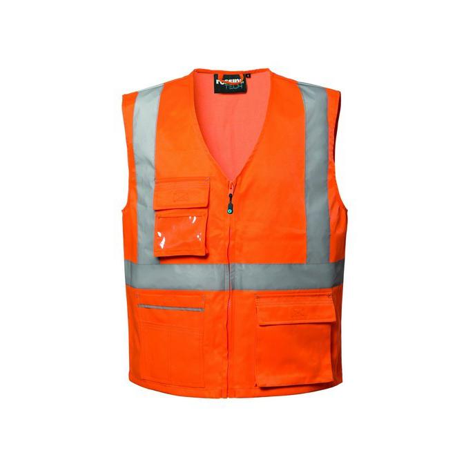 Gilet da Lavoro Multitasche Alta Visibilit� Rossini Ken Hi-Vis HH229