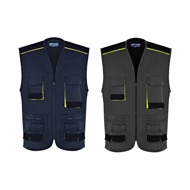Gilet da Lavoro Multitasche Fluo