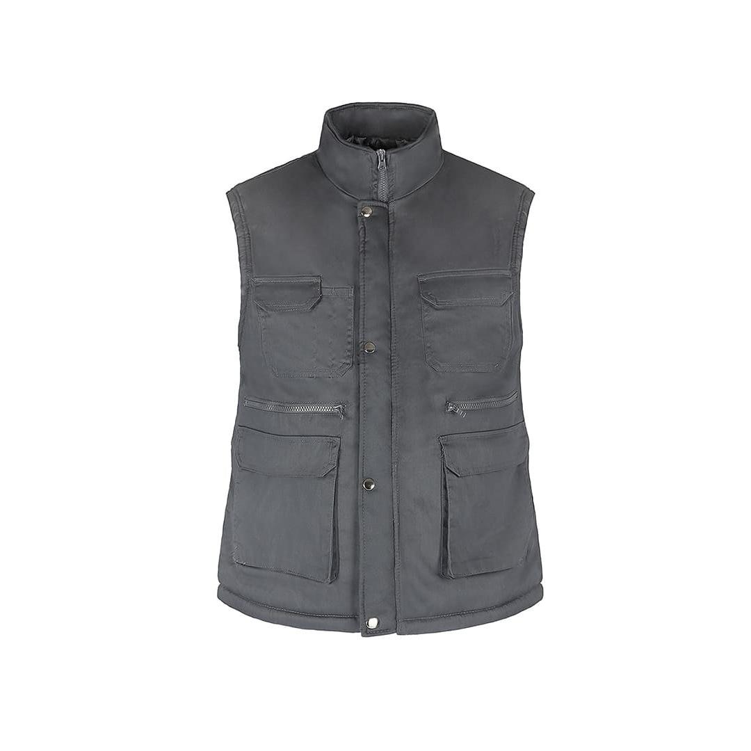Gilet da lavoro Multitasche imbottito in poliestere 100% Invernale