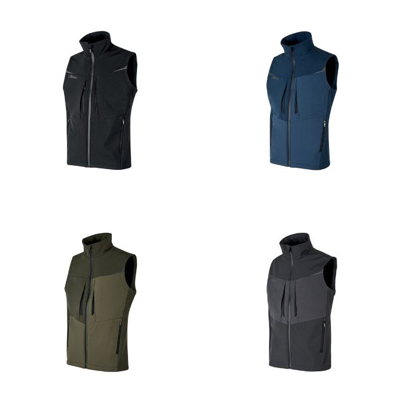 Gilet da Lavoro Multitasche Stretch Softshell U-Power Brio WFU341