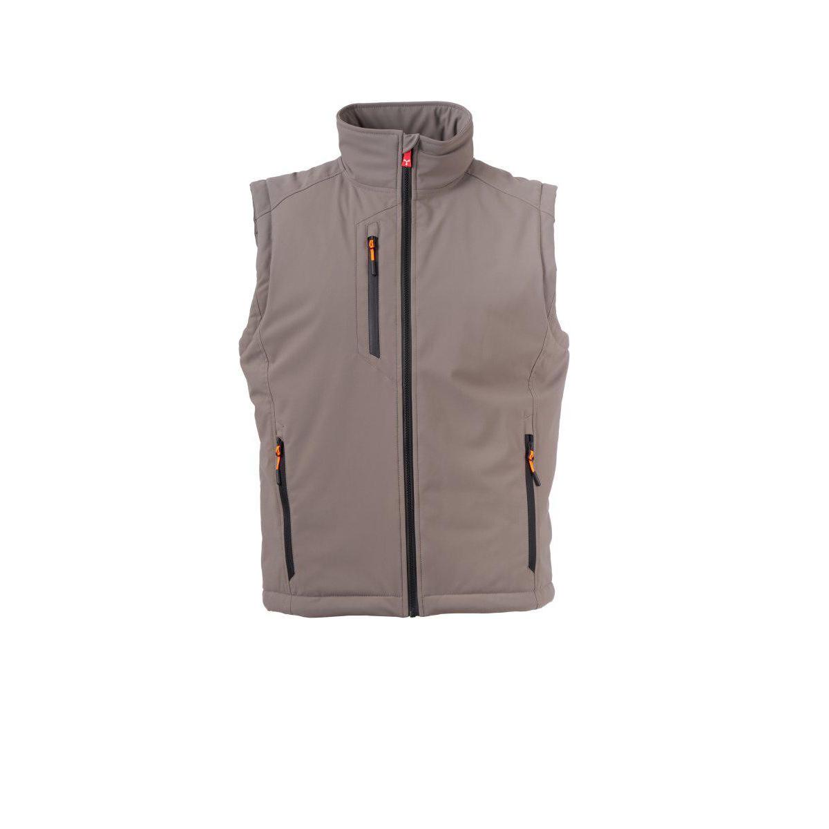 Gilet da lavoro Payper Creek Vest Lit AY 7647 Multitasche Strecth Softshell