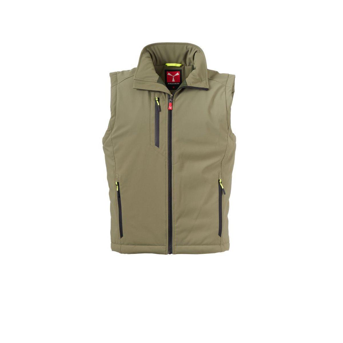Gilet da lavoro Payper Creek Vest Lit AY 7647 Multitasche Strecth Softshell