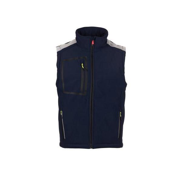 Gilet da lavoro Payper Stream Vest Lite Pad AY 7653 Multitasche Strecth Softshell