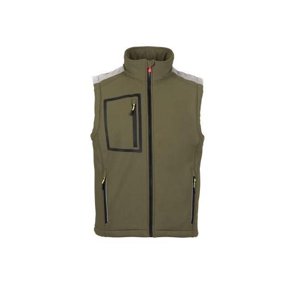 Gilet da lavoro Payper Stream Vest Lite Pad AY 7653 Multitasche Strecth Softshell
