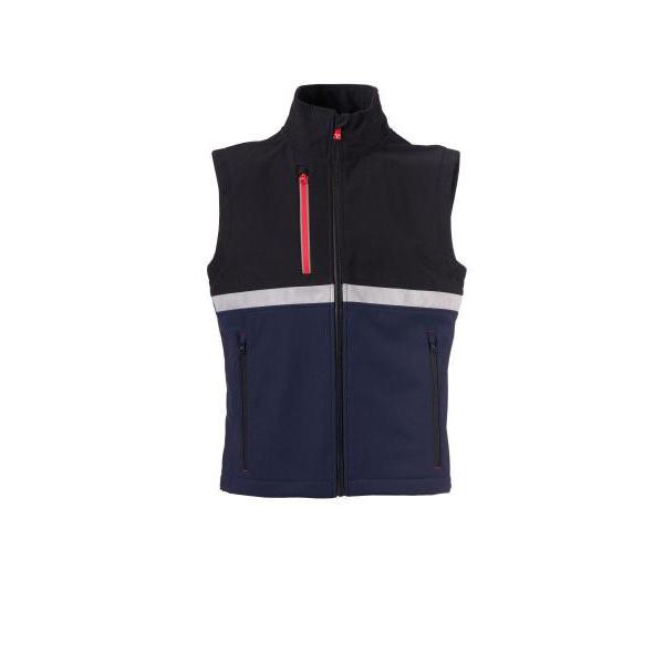 Gilet da Lavoro Payper Wise Vest AY 7656 Multitasche Softshell Stretch