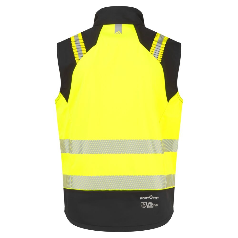 Gilet da Lavoro Portwest Alta Visibilit� FR719 Softshell Impermeabile Ignifugo