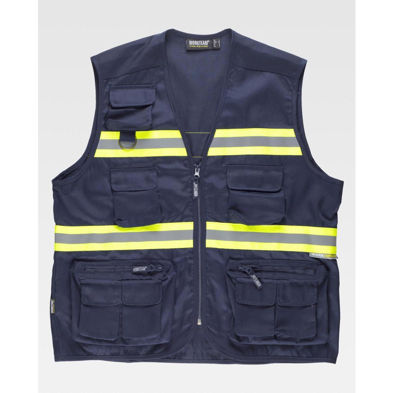 Gilet da Lavoro Safari Multitasche Alta Visibilit� S3136 - Workteam