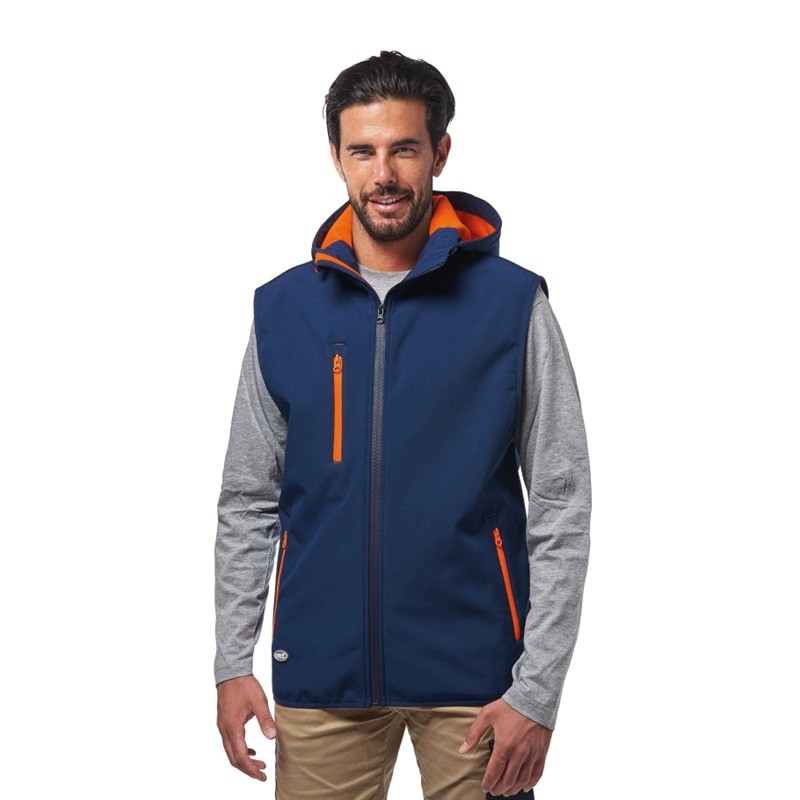 Gilet da lavoro Soft-Shell con cappuccio fisso Logica ATLANTIS1-L