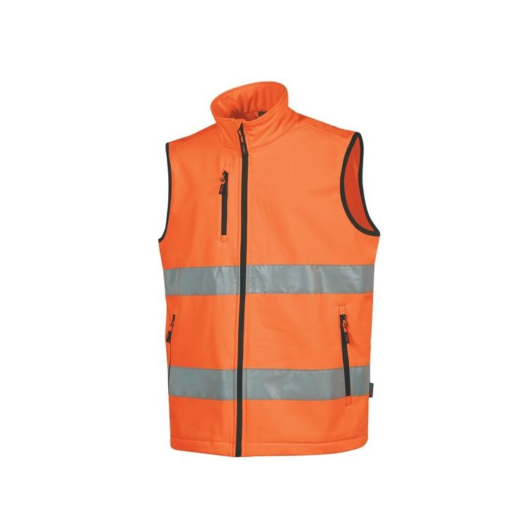 Gilet da Lavoro Softshell Multitasche Alta Visibilit� U-Power Alcor HL373