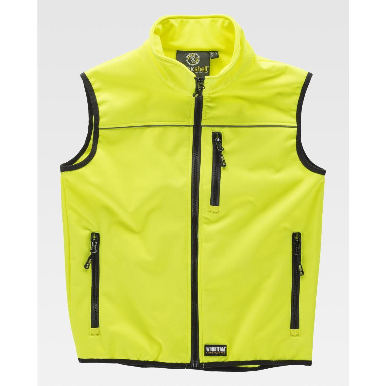 Gilet da Lavoro Softshell Stretch Alta Visibilit� S9320 - Workteam
