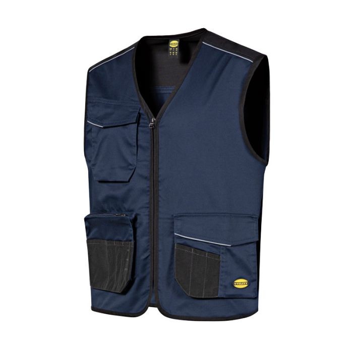 Gilet da Lavoro Stretch Multitasche Zip Intera Diadora Utility Vest Mover 2.0 702.183060