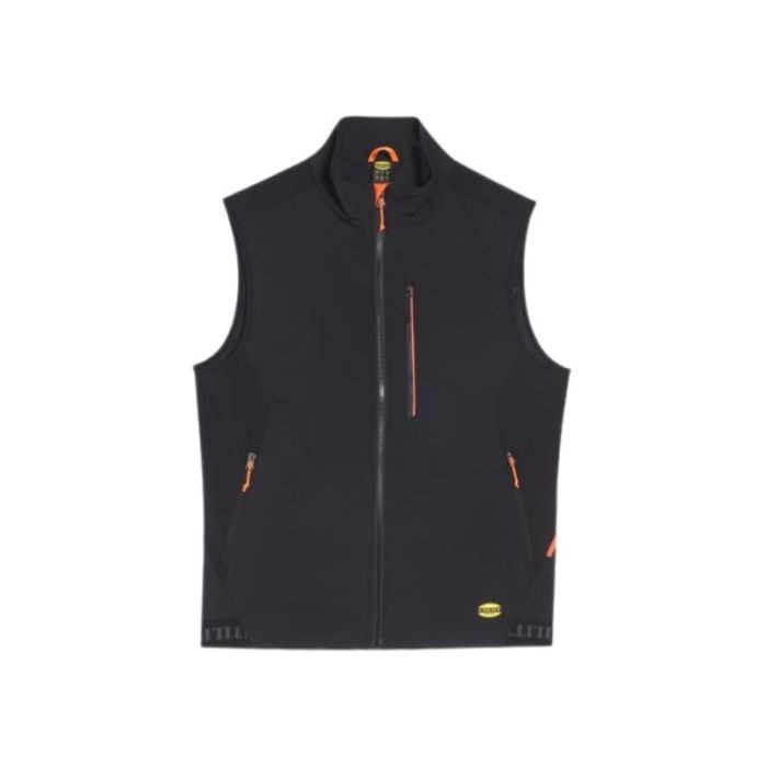 Gilet da Lavoro Stretch Multitasche Zip Intera Diadora Utility Vest Shadow 702.182038