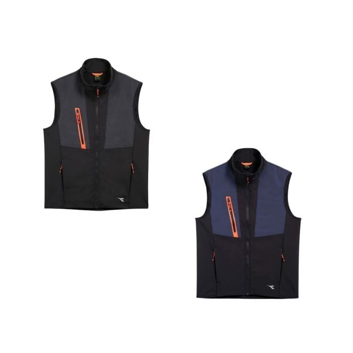 Gilet da Lavoro Stretch Softshell Diadora Vest Hybrid 702.180066