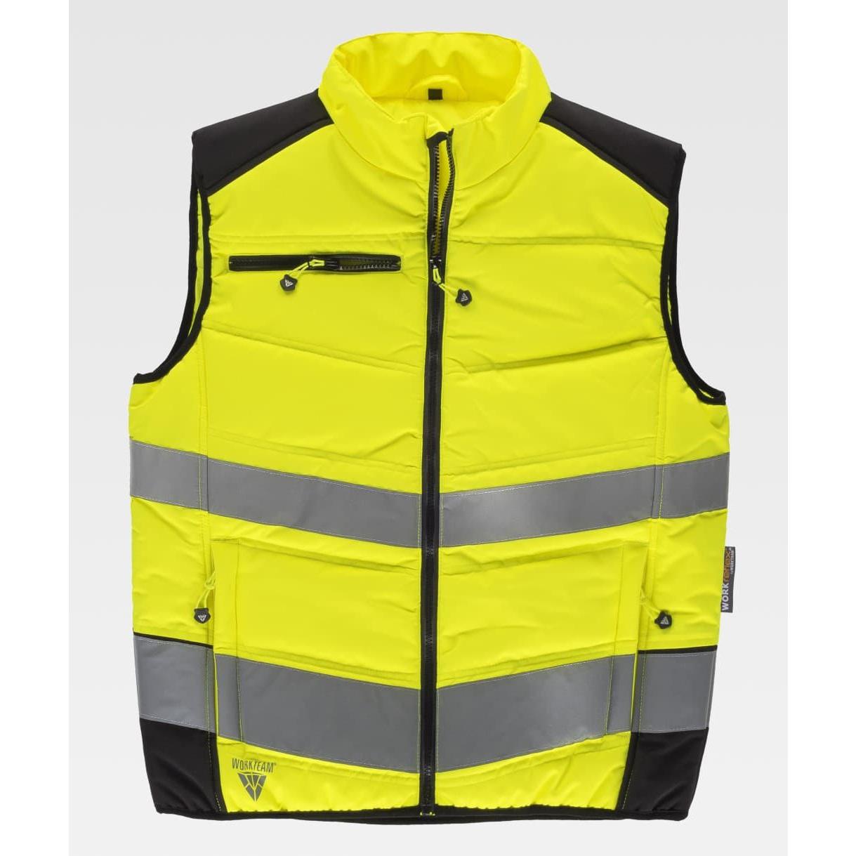 Gilet da Lavoro Workteam Imbottito Alta Visibilit� C2951
