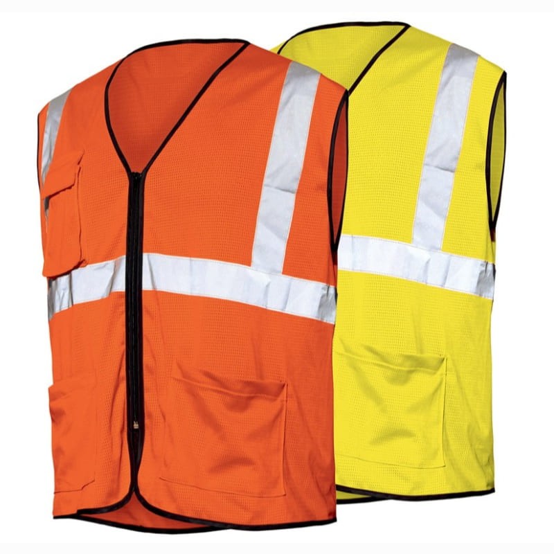 Gilet da Lavoro Zip Alta Visibilit� ISSA LINE - 01260