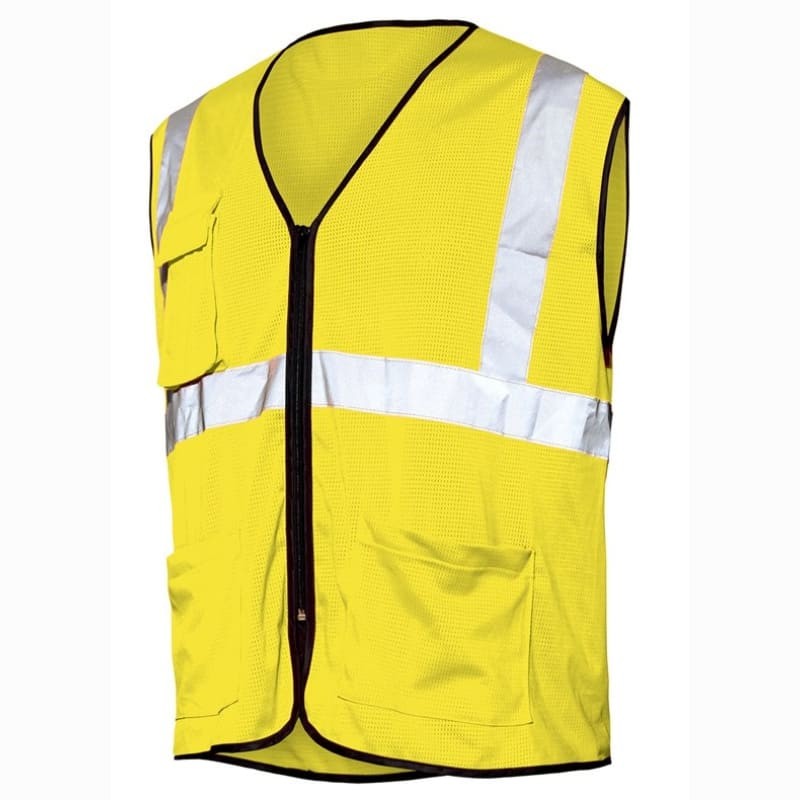 Gilet da Lavoro Zip Alta Visibilit� ISSA LINE - 01260