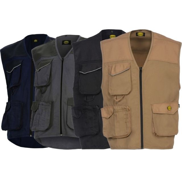 Gilet in Twill Multitache Diadora - Mover 702.160302