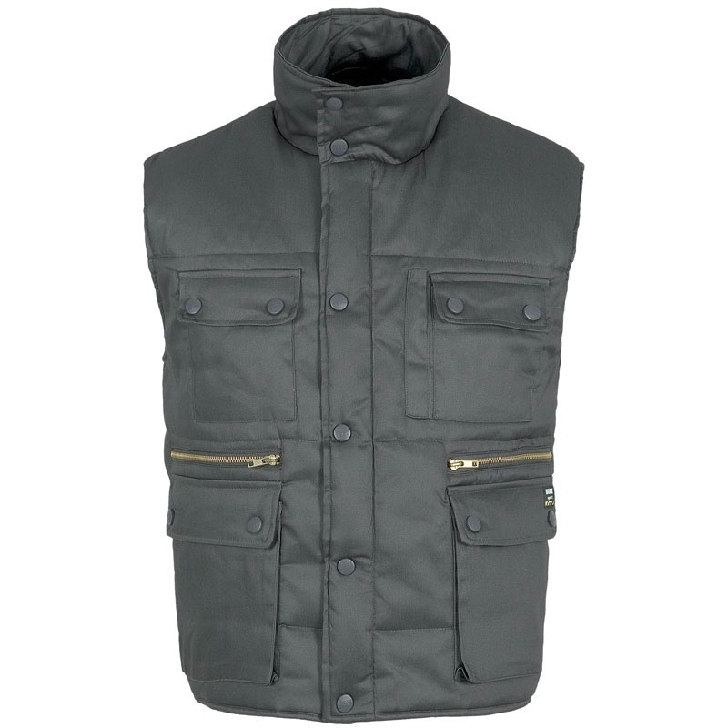 Gilet invernale multitasche imbottito in cotone - Workteam
