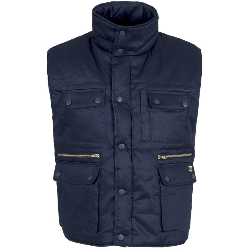 Gilet invernale multitasche imbottito in cotone - Workteam