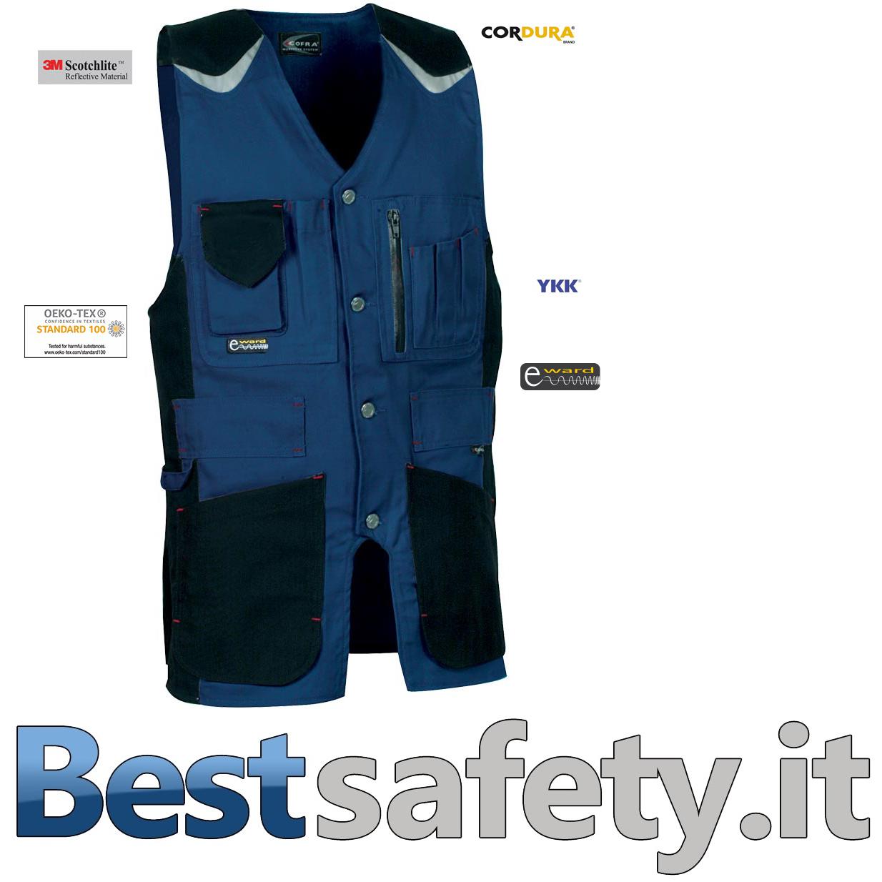 Gilet Lungo da lavoro Cofra multitasche Craftsman Vendita Online