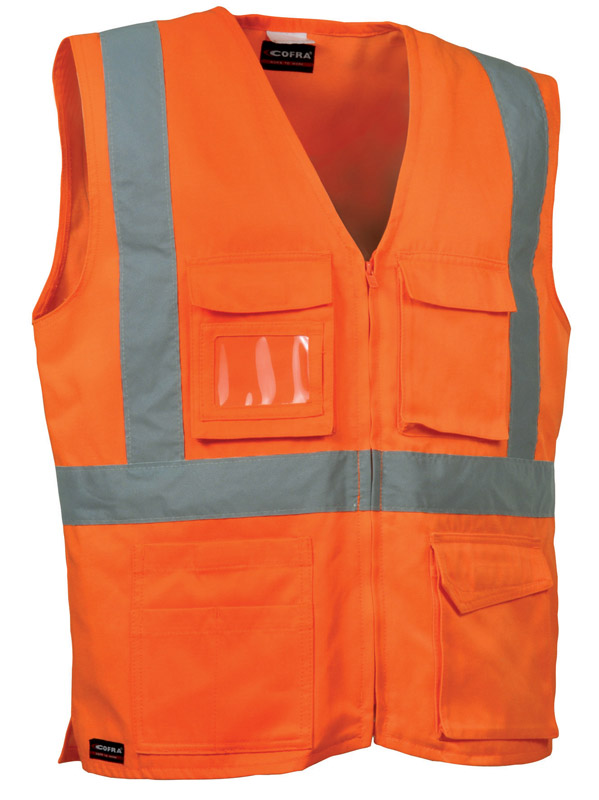GOGO Gilet di sicurezza traspirante ad alta visibilità Gilet uniforme riflettente con Carry Bag 