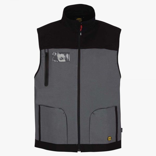 Gilet Multitasche Diadora in cotone Canvas Stretch 702.170017