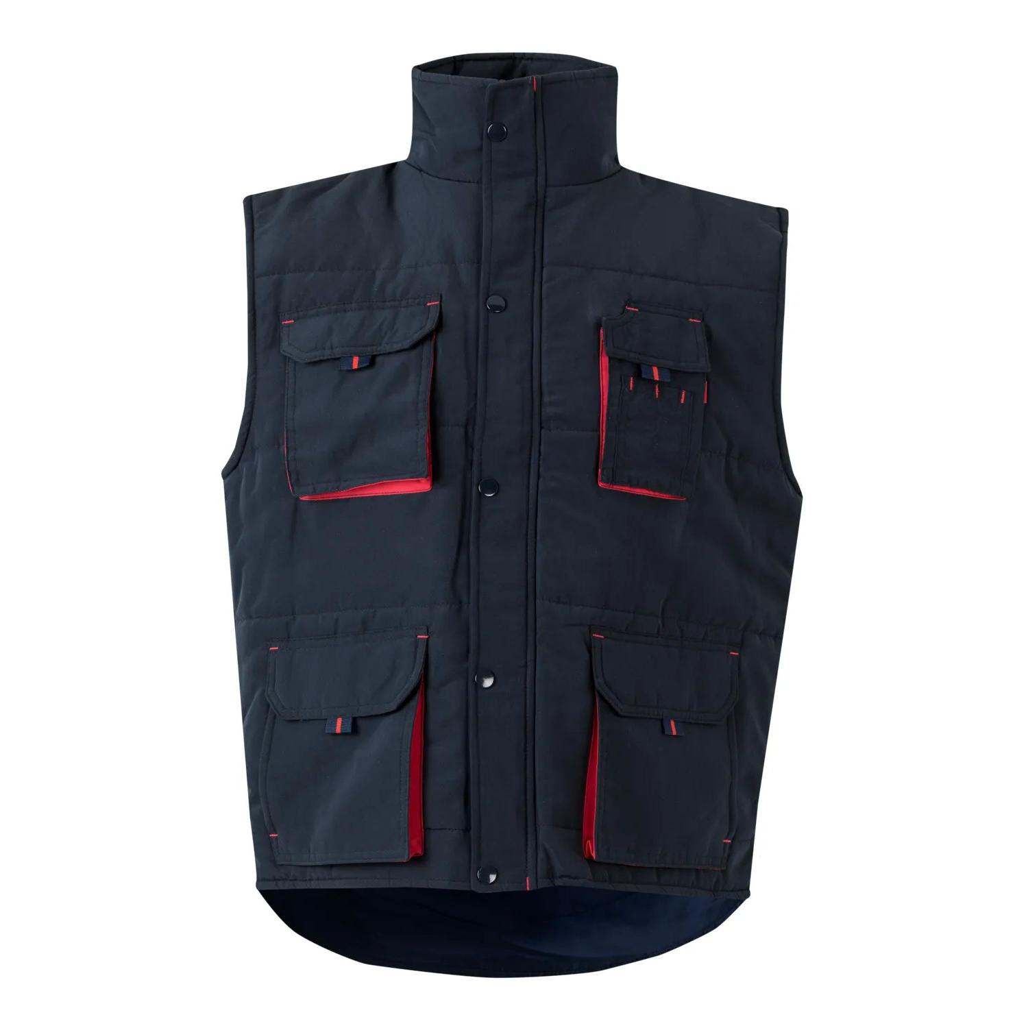 Gilet trapuntato bicolore da Lavoro Multitasche Velilla 205902