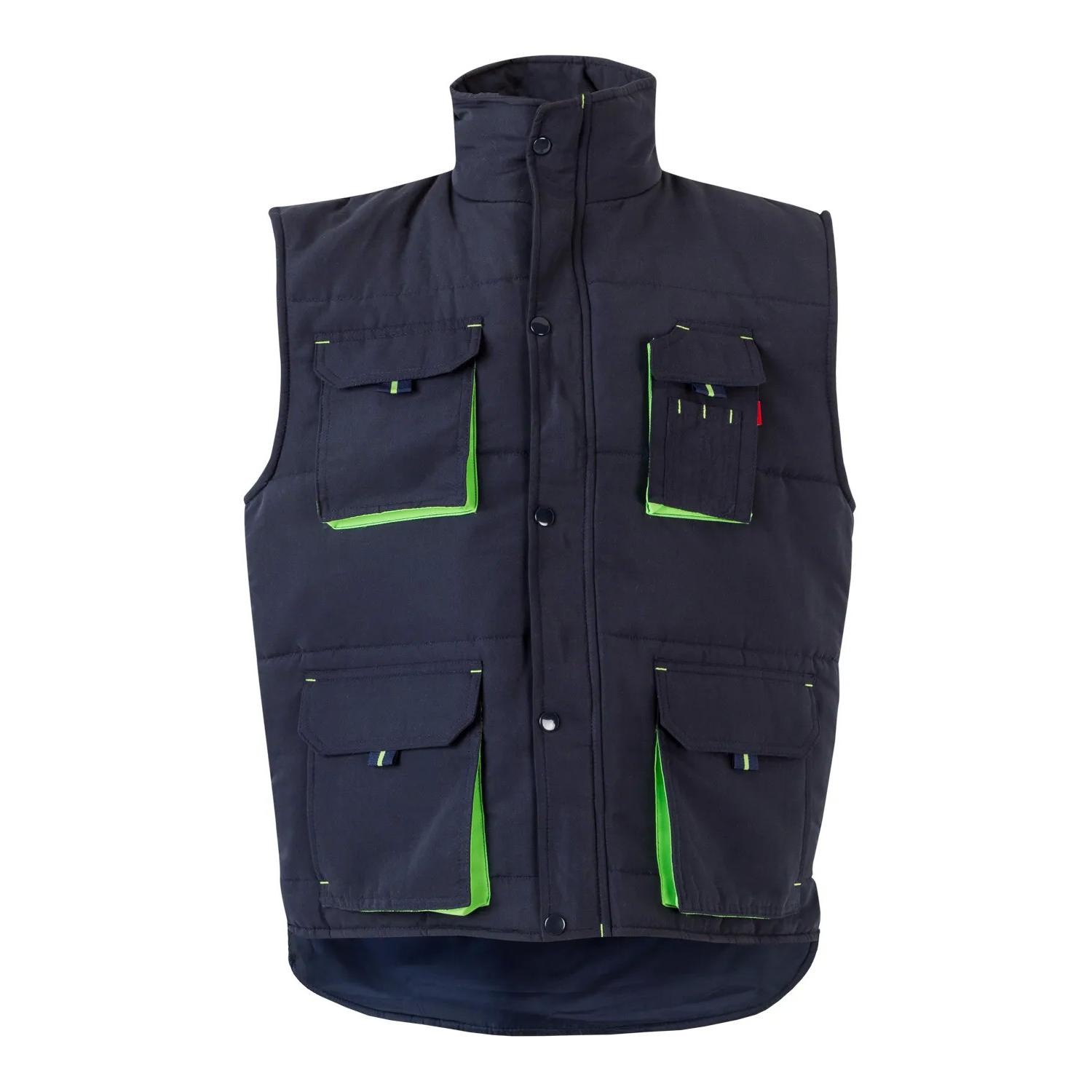 Gilet trapuntato bicolore da Lavoro Multitasche Velilla 205902