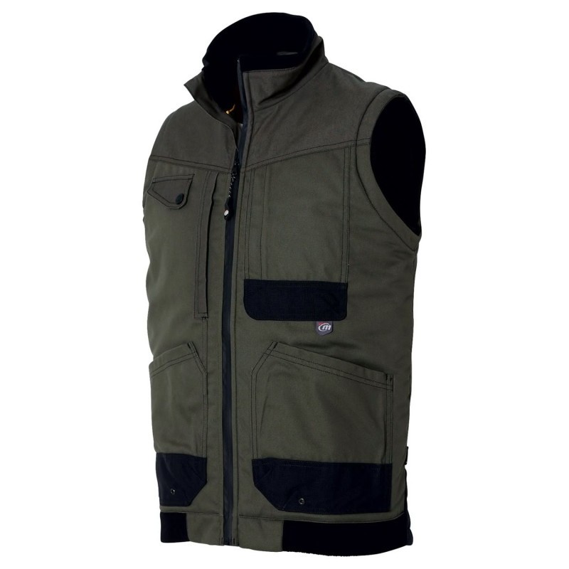Gilet trapuntato da Lavoro Multitasche Molinel Naturtech Life 0572.4101.204
