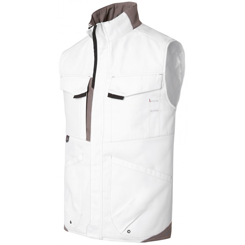 Gilet trapuntato da Lavoro Multitasche Molinel White & Pro 2836.2351.001